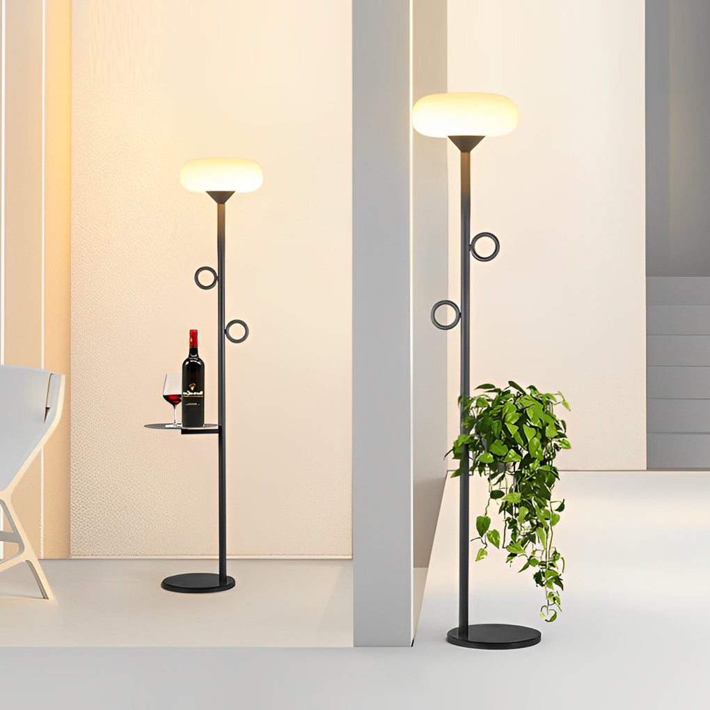 Remote LED Outdoor Rod Floor Accent Lamp