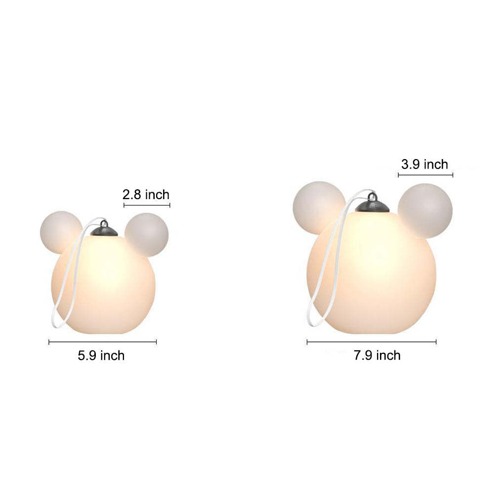 Cartoon 3D Animal Waterproof USB Rechargeable Outdoor Hanging Lights-Lighom