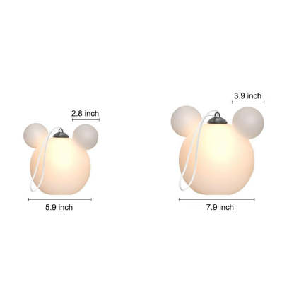 Cartoon 3D Animal Waterproof USB Rechargeable Outdoor Hanging Lights-Lighom