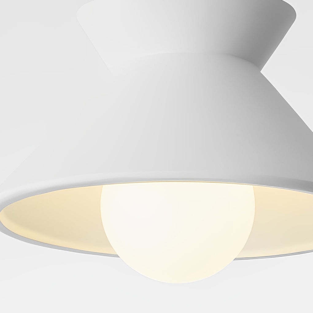 Cement Wood White Nordic Kitchen Pendant