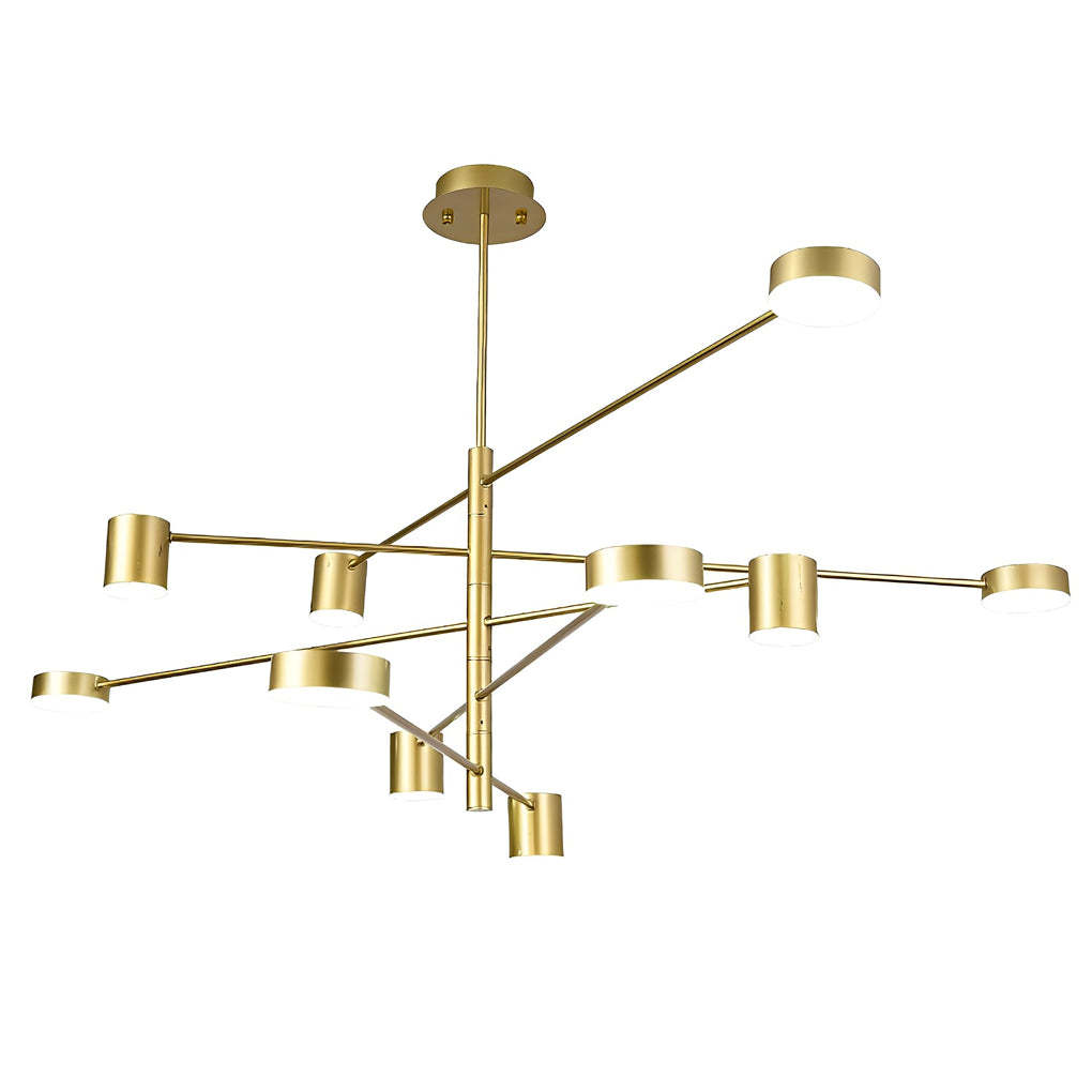 Minimalist Nordic Geometric Pendant Light Metal Acrylic Ceiling Lights-Lighom