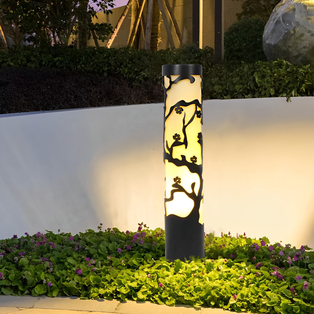 Wintersweet Decor Waterproof Black Retro Outdoor Light Pathway Lights-Lighom