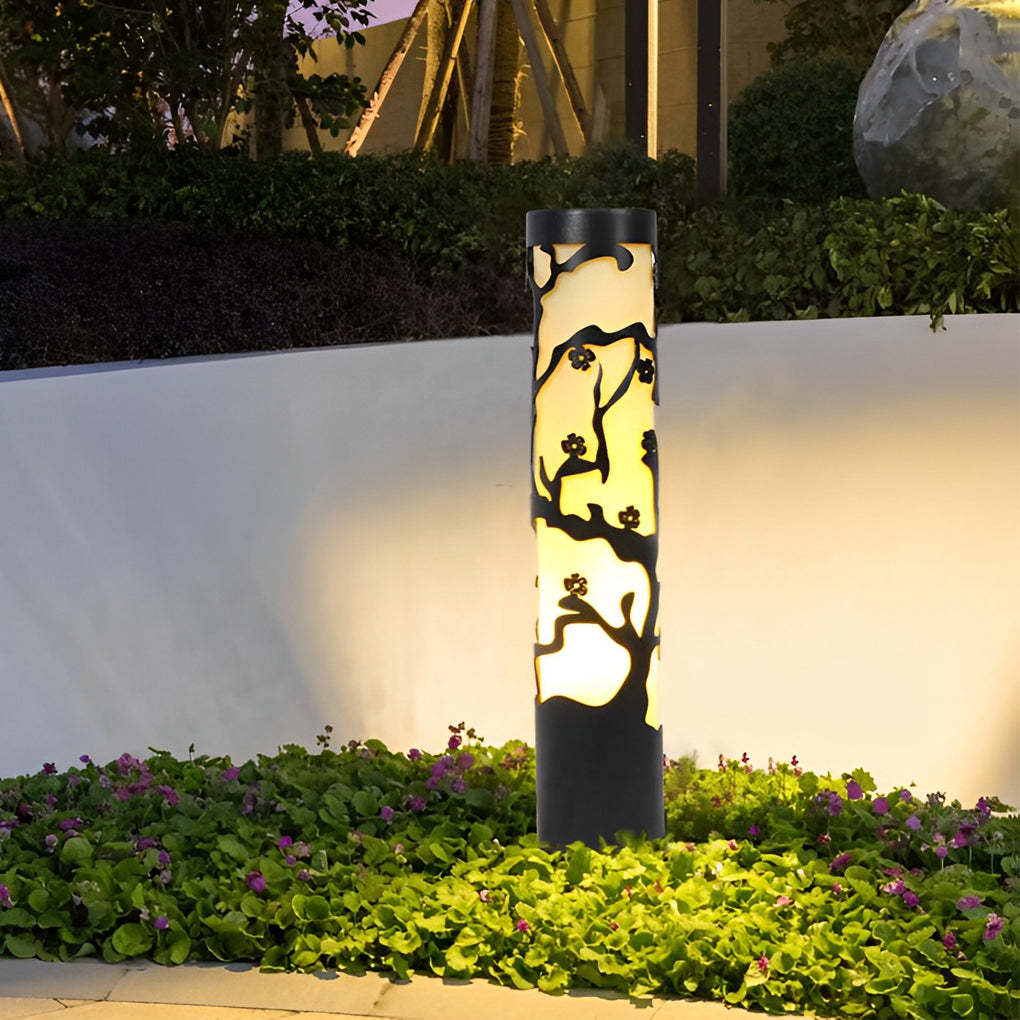Wintersweet Decor Waterproof Black Retro Outdoor Light Pathway Lights-Lighom