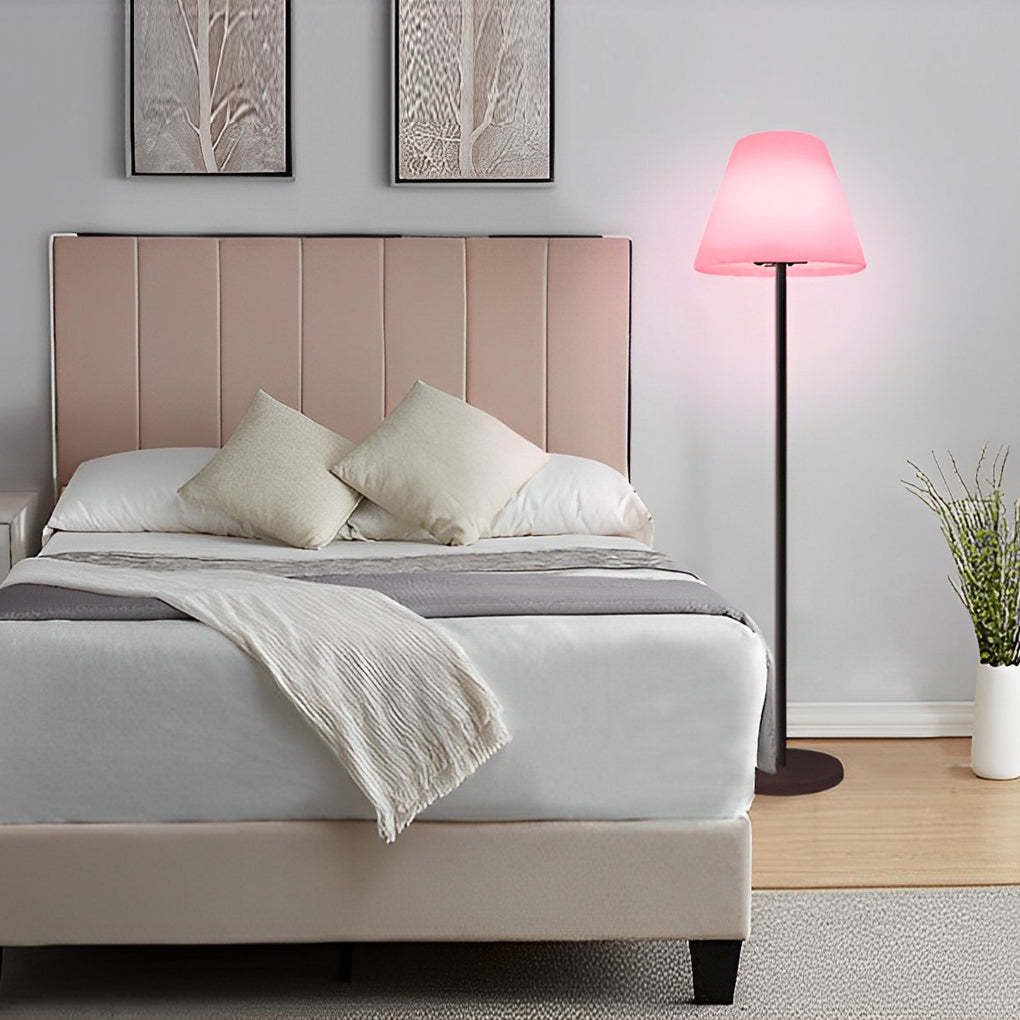 Modern Intelligent LED Metal and Shaded Floor Lamp-Lighom