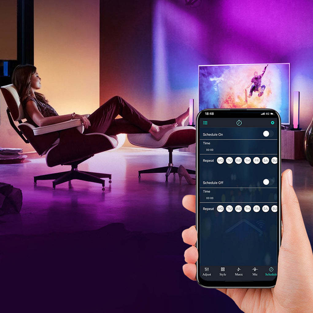 Smart App Multi-Color RGB Stick Ambient Lamp