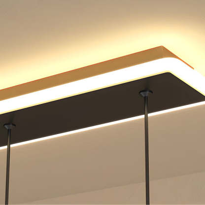 Modern LED Acrylic Seagull Linear Dining Chandelier