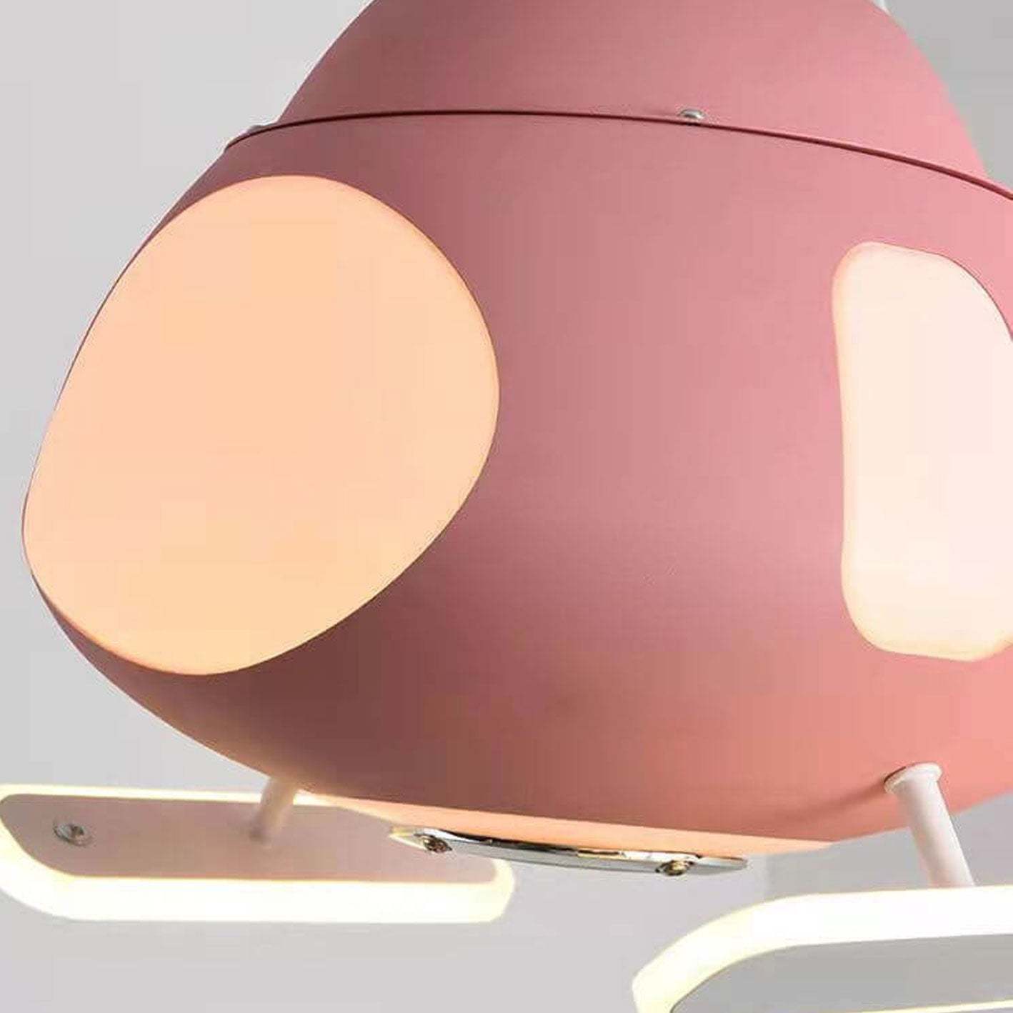 Cartoon Aircraft LED Ceiling Fan Light