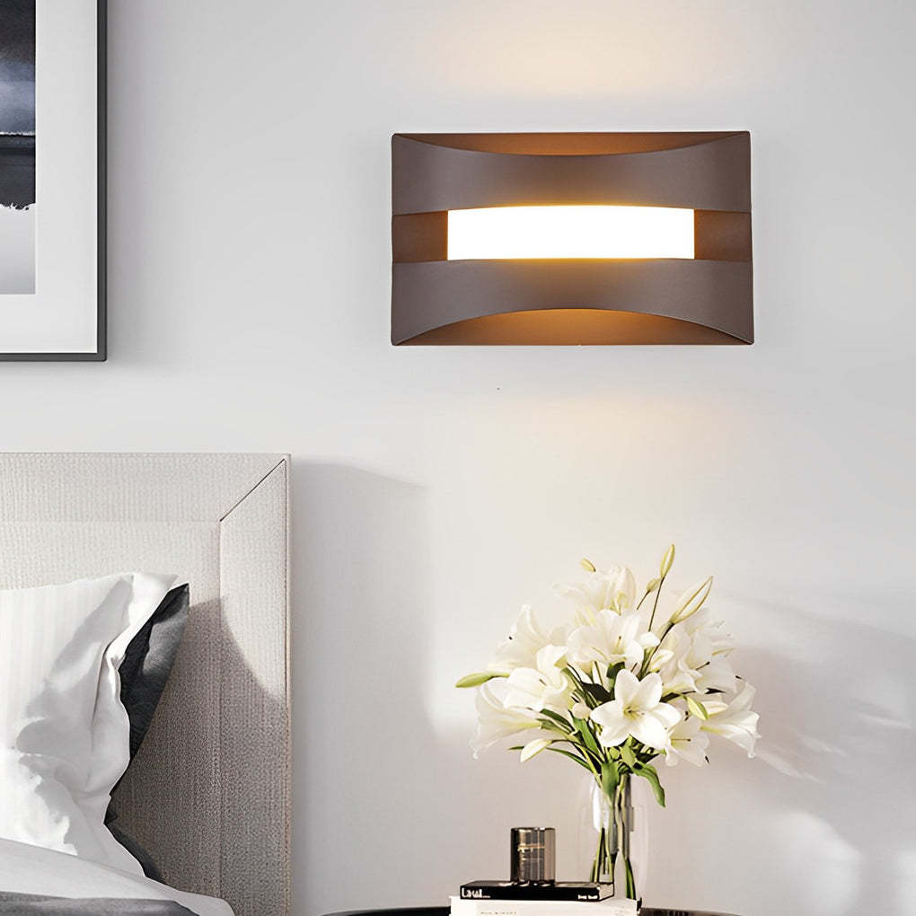 Rectangular Minimalist Nordic LED Bedside Sconce