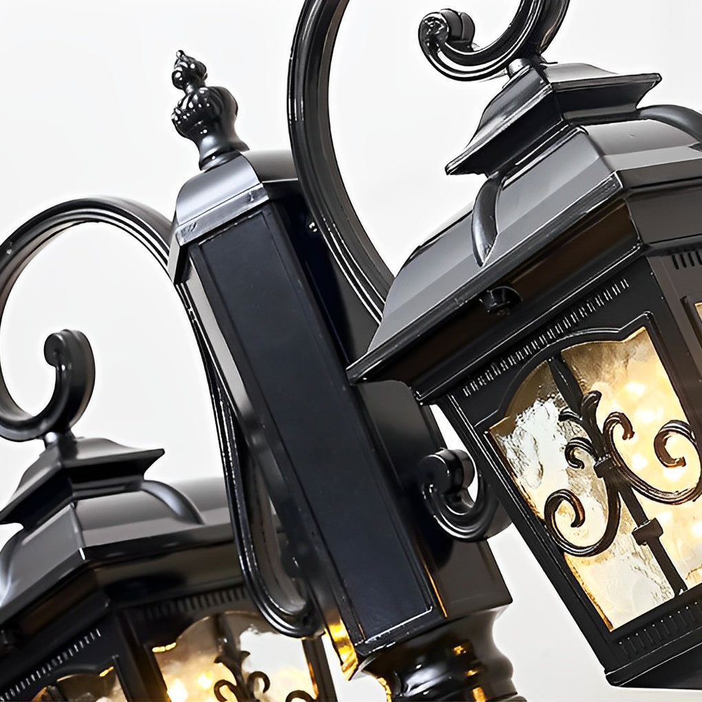 2-Light Outdoor Waterproof Retro European Style Street Lights-Lighom