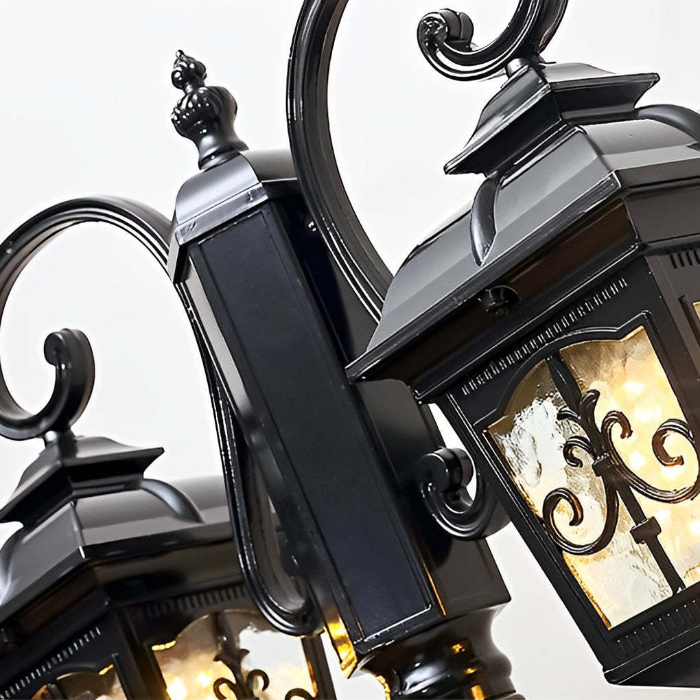 2-Light Outdoor Waterproof Retro European Style Street Lights-Lighom