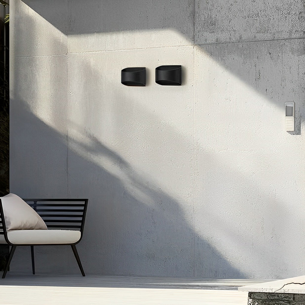 Unique Up and Down Lighting LED Waterproof Modern Exterior Wall Lights-Lighom