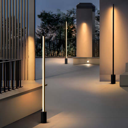 Minimalist Strip LED Waterproof Modern Outdoor Floor Lamp Lawn Lights-Lighom