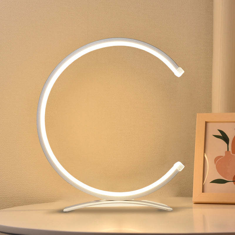 3/4 Circle Touch LED Modern Accent Lamp