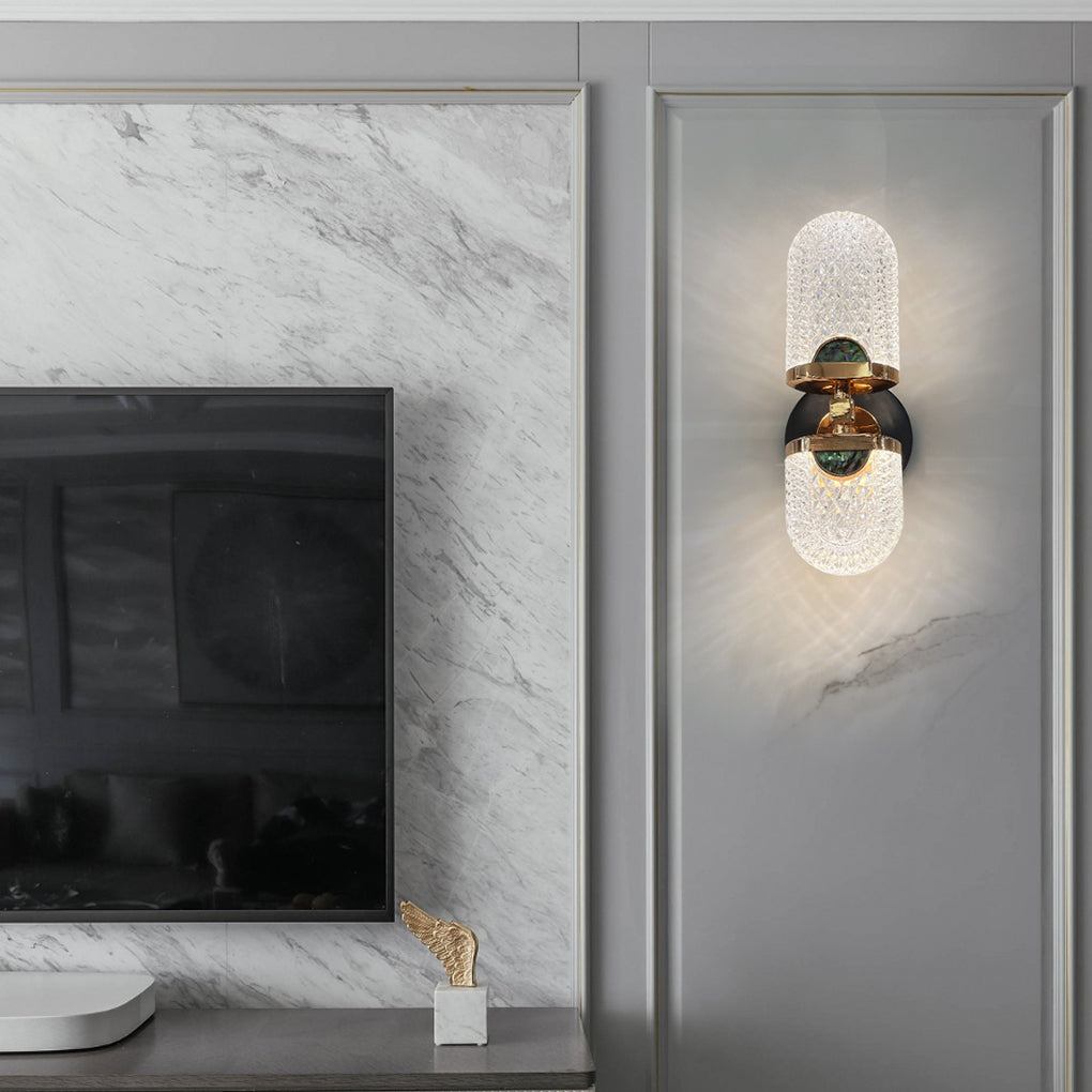 Creative LED Wall Sconces with Three-Step Dimming ??Up and Down Light Effect-Lighom