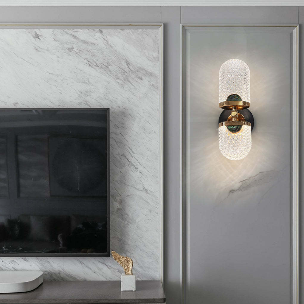 Creative LED Wall Sconces with Three-Step Dimming ??Up and Down Light Effect-Lighom