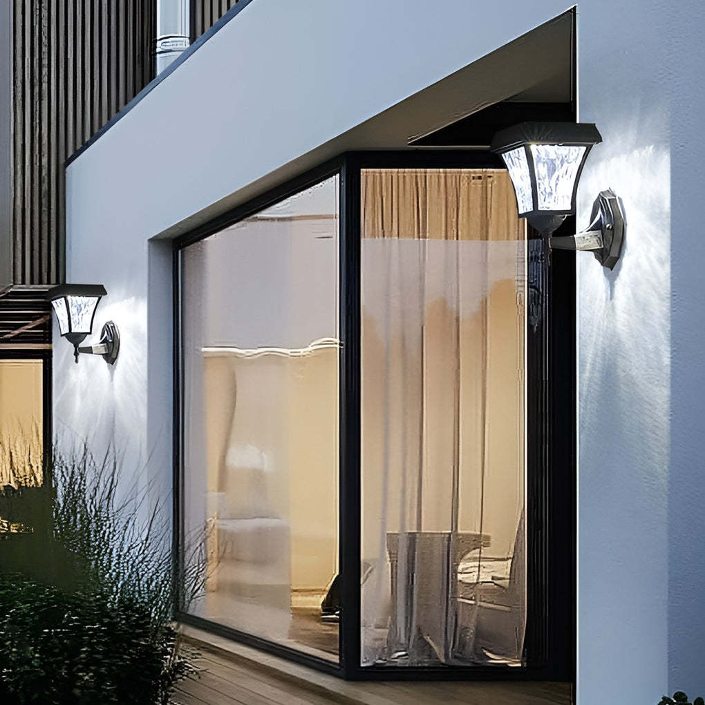 Waterproof LED Smart Touch Switch Modern Outdoor Plug in Wall Sconce Lighting-Lighom