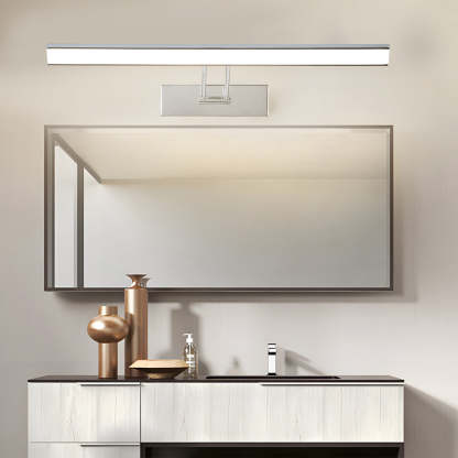 240�� Adjustable Linear LED Vanity Light with Modern Minimalist Design-Lighom