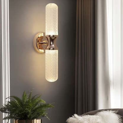 Minimalist Strip Three Step Dimming Light LED Modern Wall Sconces Lighting-Lighom