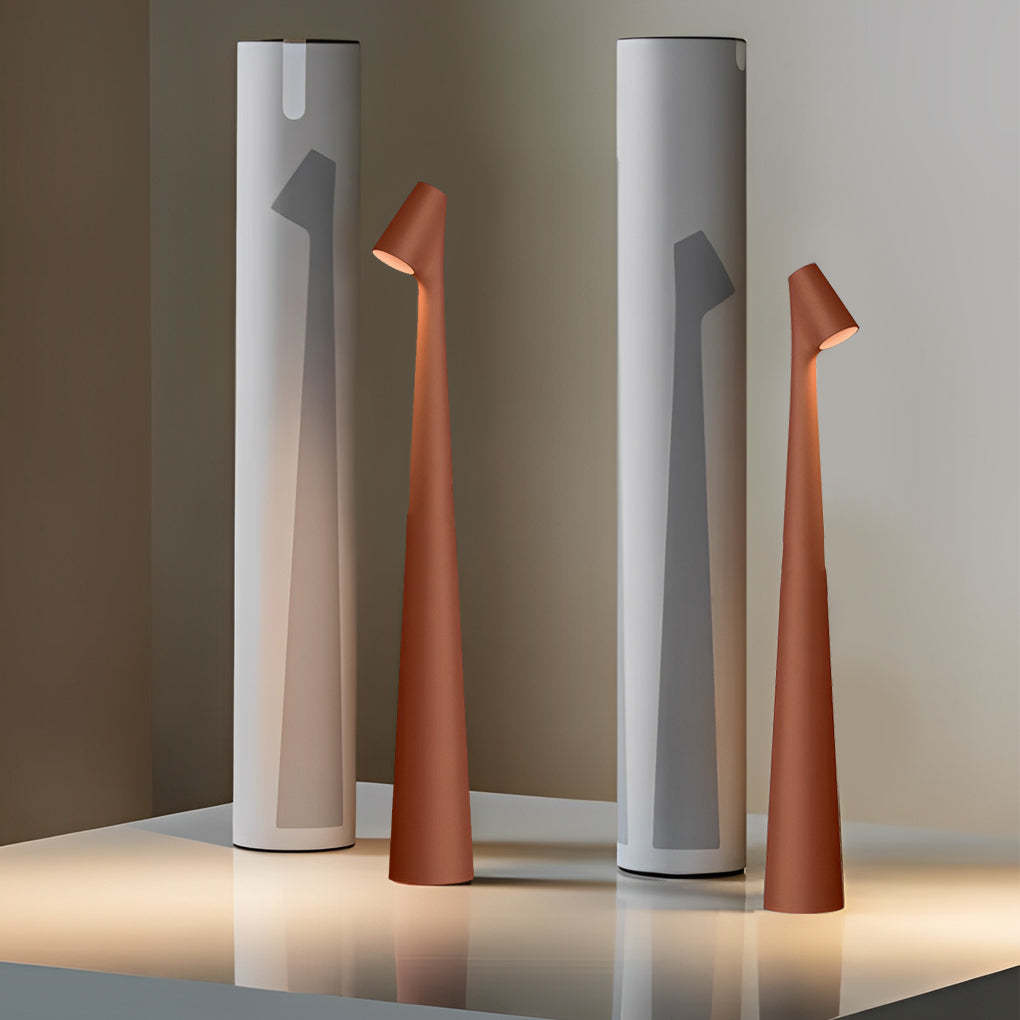 Modern Conical Stem LED Accent Lamp