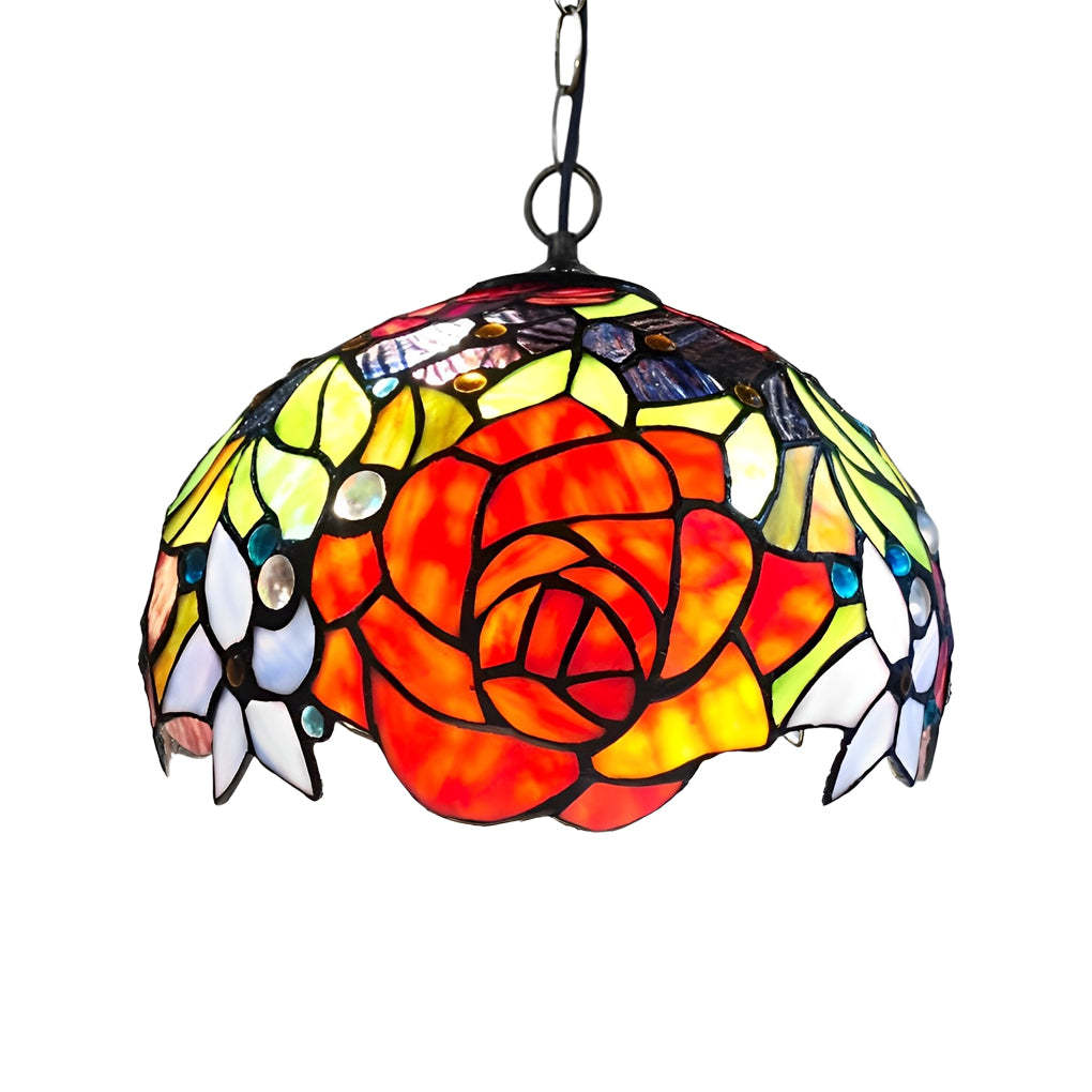 Handmade Baroque Colorful Glass European Chandelier