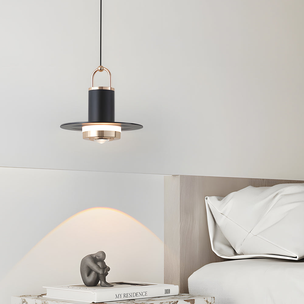 Lighom modern small simple metal pendant lighting — Red