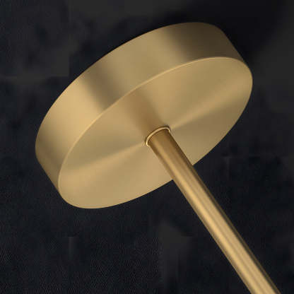 Copper Linear Brass LED Desk Lamp with Adjustable Angle for Focused Lighting-Lighom