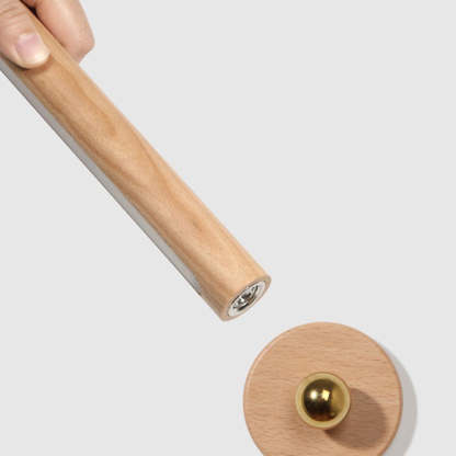 Rotation Wood LED Portable Magnetic USB Touch Night Light-Lighom