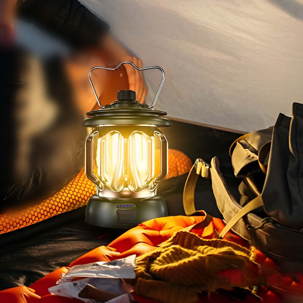 Portable Multi-function LED Waterproof Rechargeable Outdoor Lanterns-Lighom