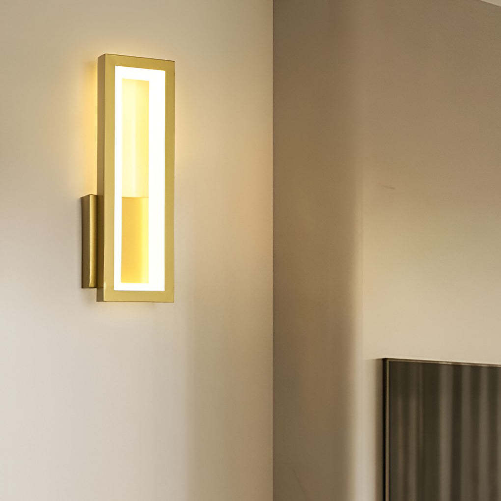 Rectangular LED Modern Wall Lamp Wall Sconce Lighting Wall Light Fixture-Lighom