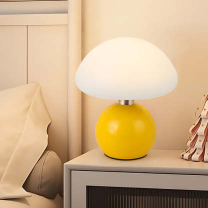 Touch Control Acrylic Mushroom Metal Ball Cute Kids Lamp-Lighom