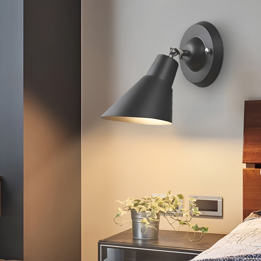 Adjustable Modern Wall Sconce Lighting Plug in Wall Lamp Wall Light Fixture-Lighom