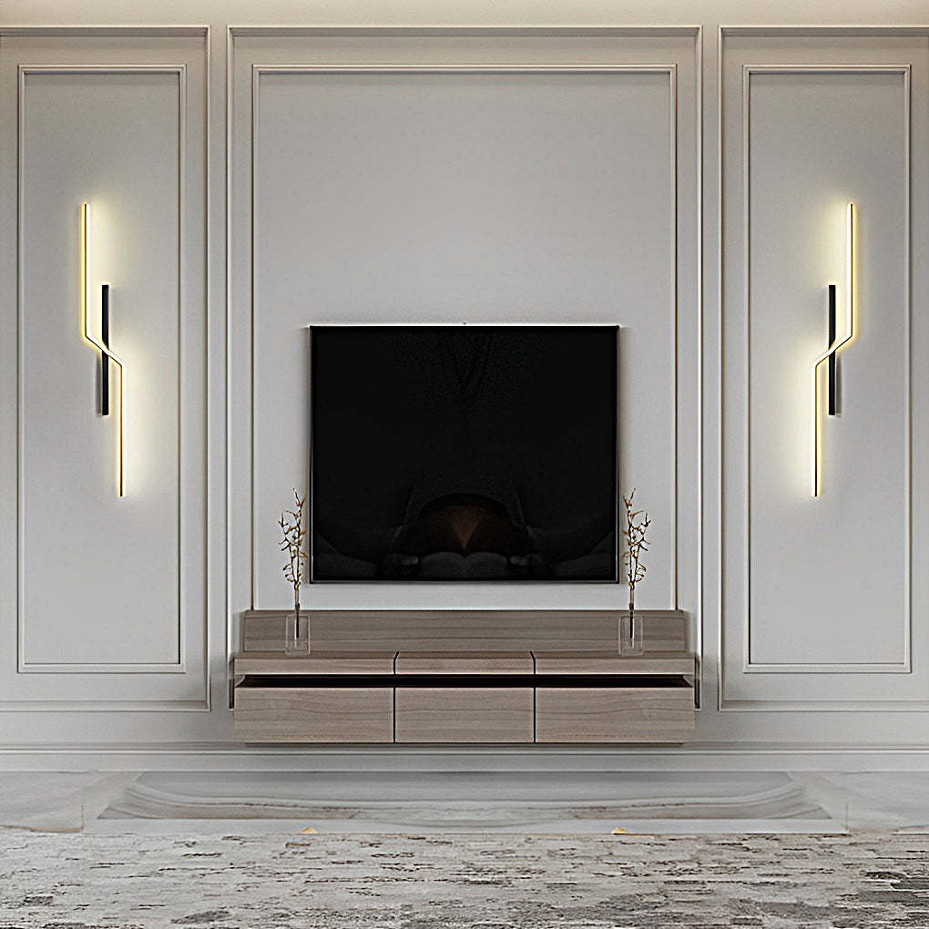 Lines Creative LED Modern Minimalist Wall Lamp Decorative Wall Sconces Lighting-Lighom