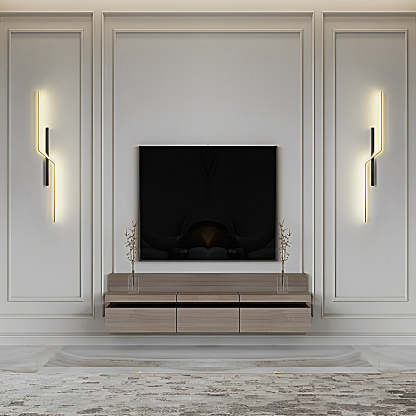 Lines Creative LED Modern Minimalist Wall Lamp Decorative Wall Sconces Lighting-Lighom