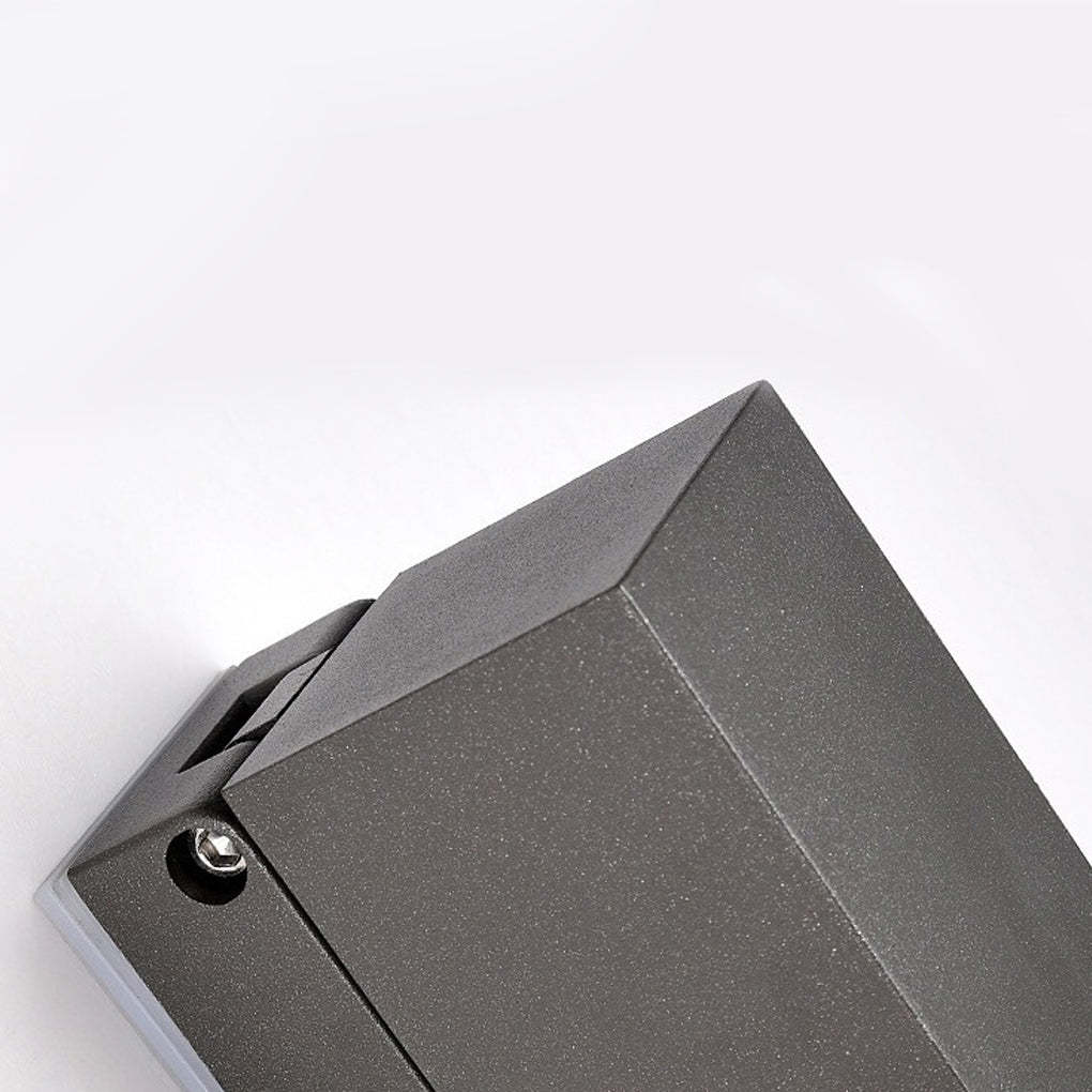 Square Adjustable Waterproof Motion Sensor LED Sconces Indoor Outdoor Wall Lamp Spot Lights-Lighom