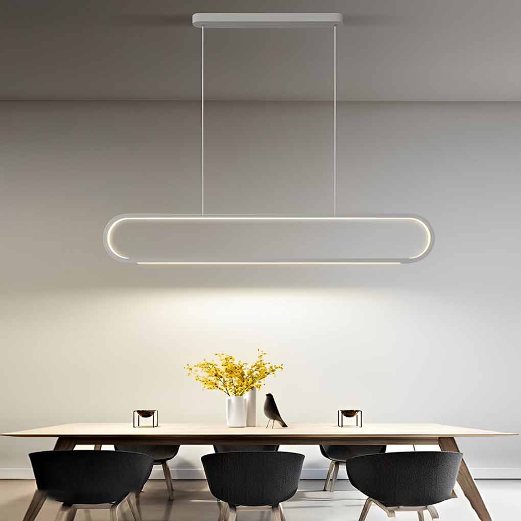 Minimalist Strip Dimmable LED Modern Chandelier