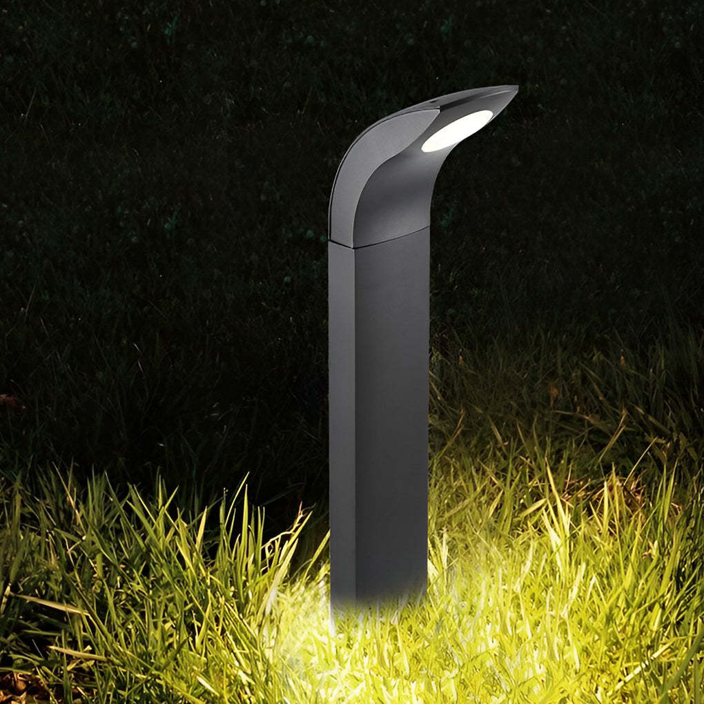 Waterproof IP65 COB LED Black Modern Outdoor Pathway Lights-Lighom