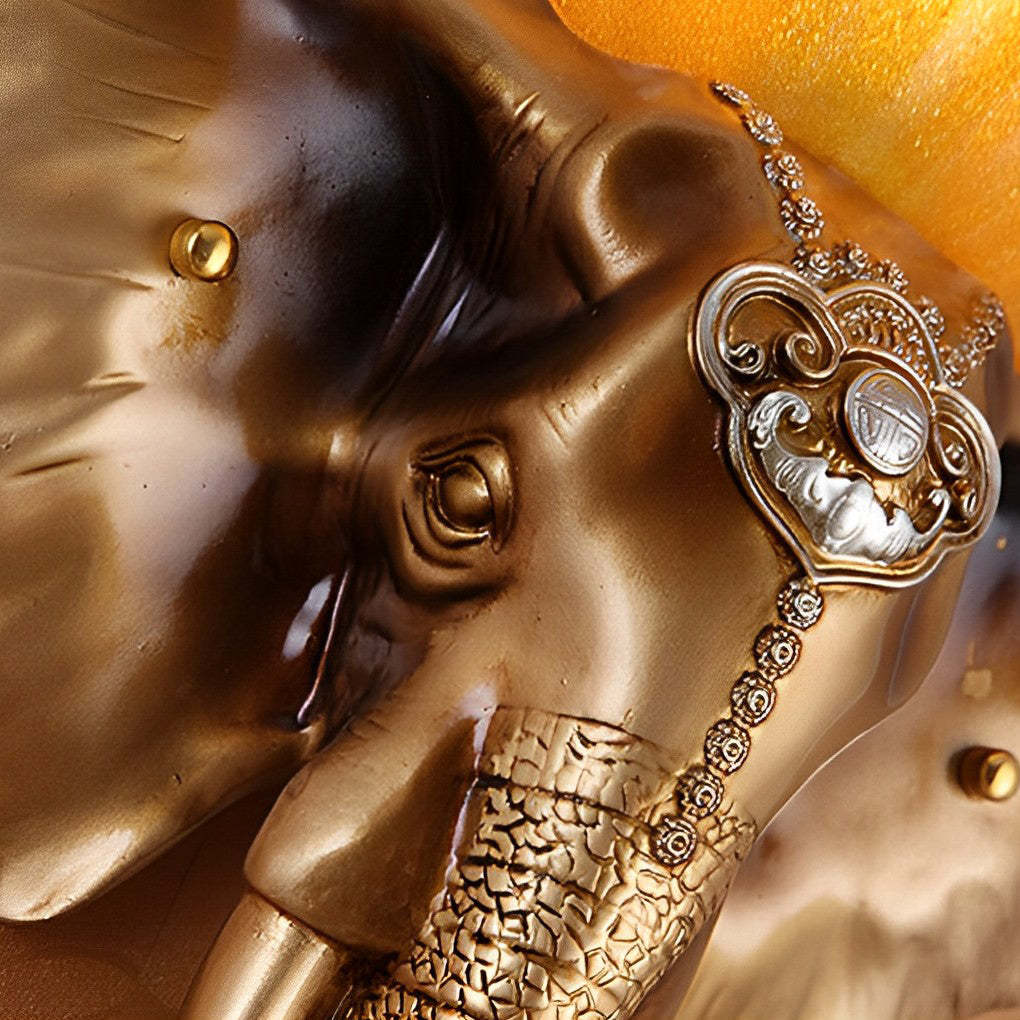 Cartoon Resin Elephant Shape Luxury European Style Wall Sconces Lighting-Lighom