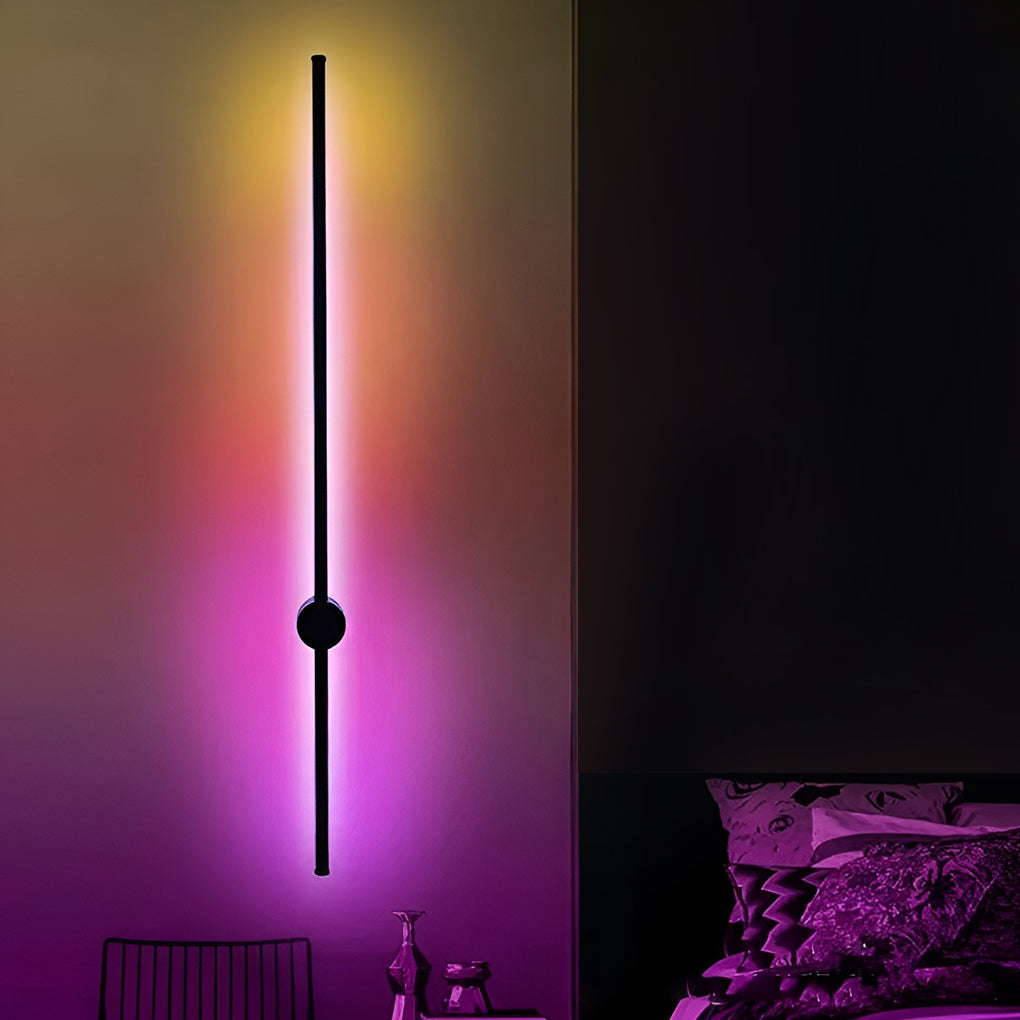 Remote Control RGB Long Strip LED Wall Lamp Sconces Wall Lights-Lighom