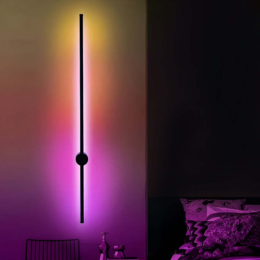 Remote Control RGB Long Strip LED Wall Lamp Sconces Wall Lights-Lighom