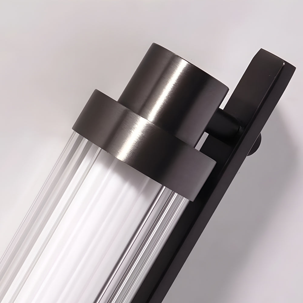 Modern Long Acrylic Tube LED Metallic Indoor Sconce Wall Lamp, 27.55''/35.43-Lighom