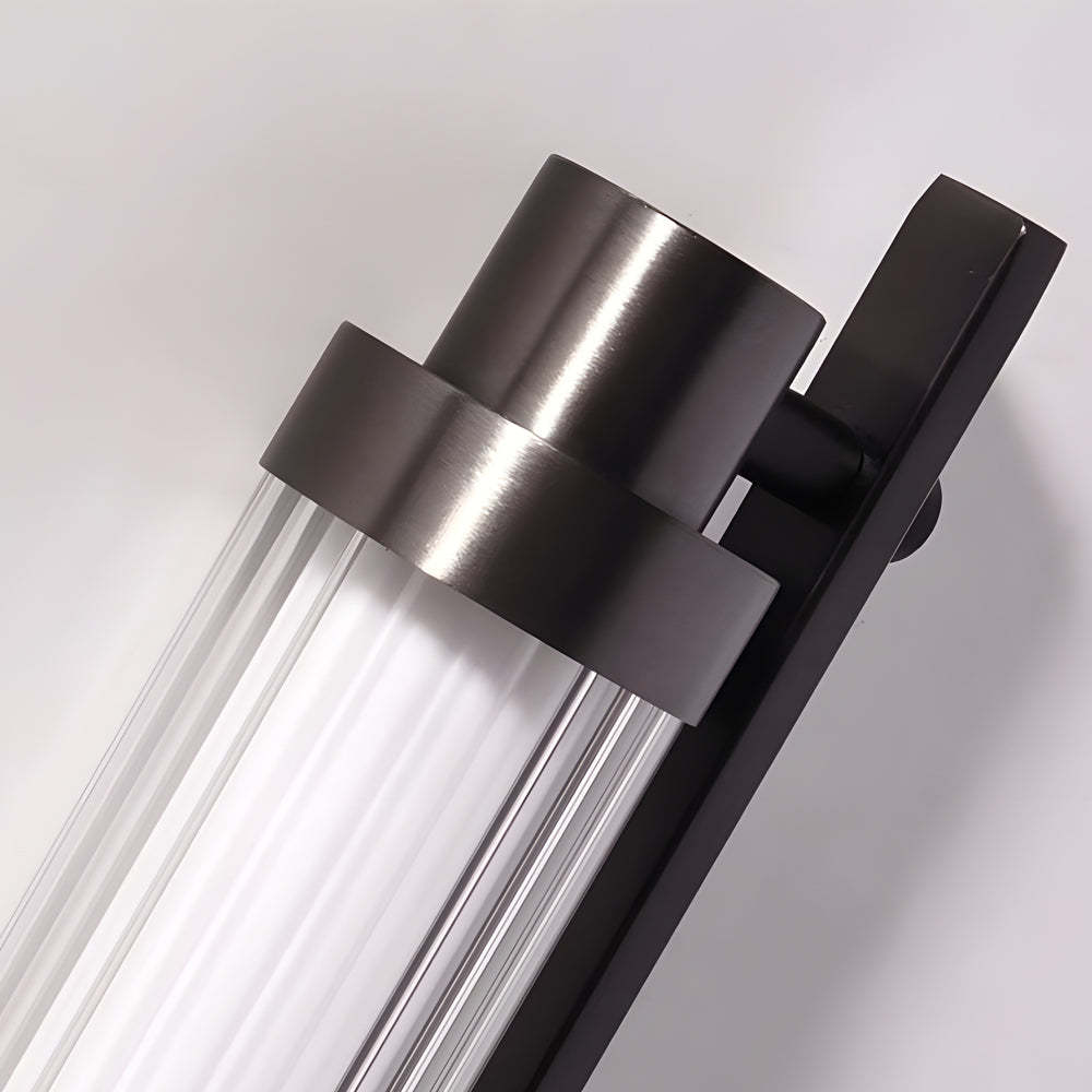 Modern Long Acrylic Tube LED Metallic Indoor Sconce Wall Lamp, 27.55''/35.43-Lighom