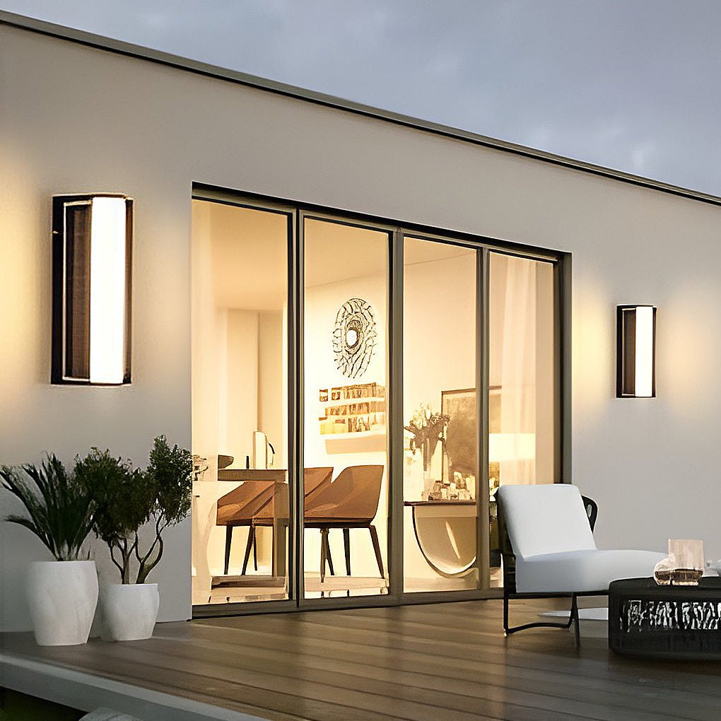Long Acrylic LED Solar Linear Outdoor Wall Light