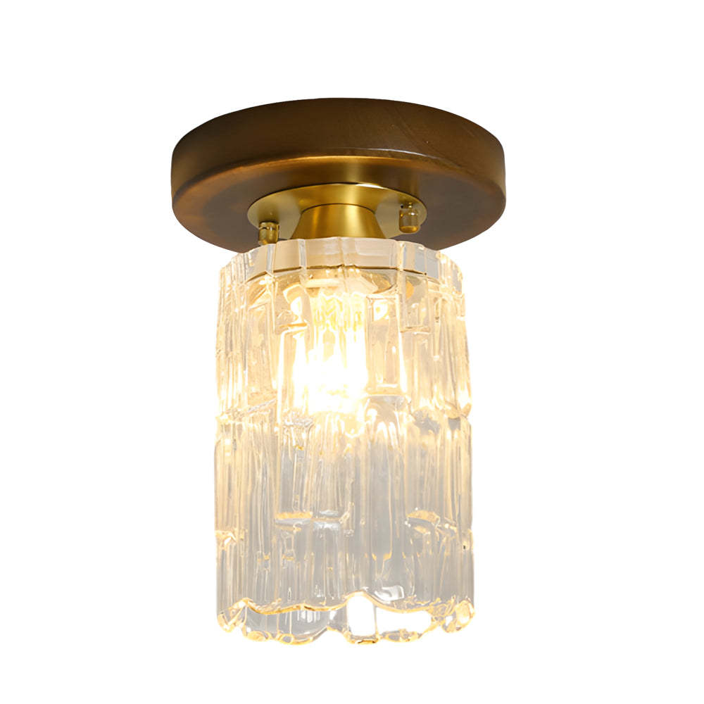 Square Iron Frame American Country Ceiling Light - 01B