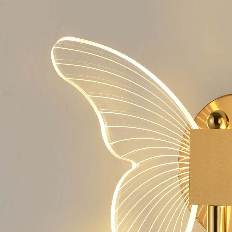 Butterfly Dimmable Modern LED Wall Light