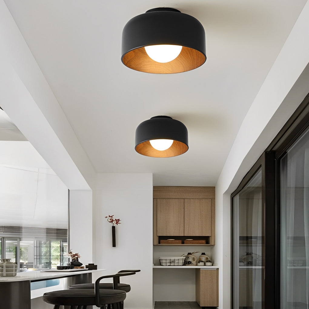 Minimalist Bowl LED Nordic Flush Mount Light