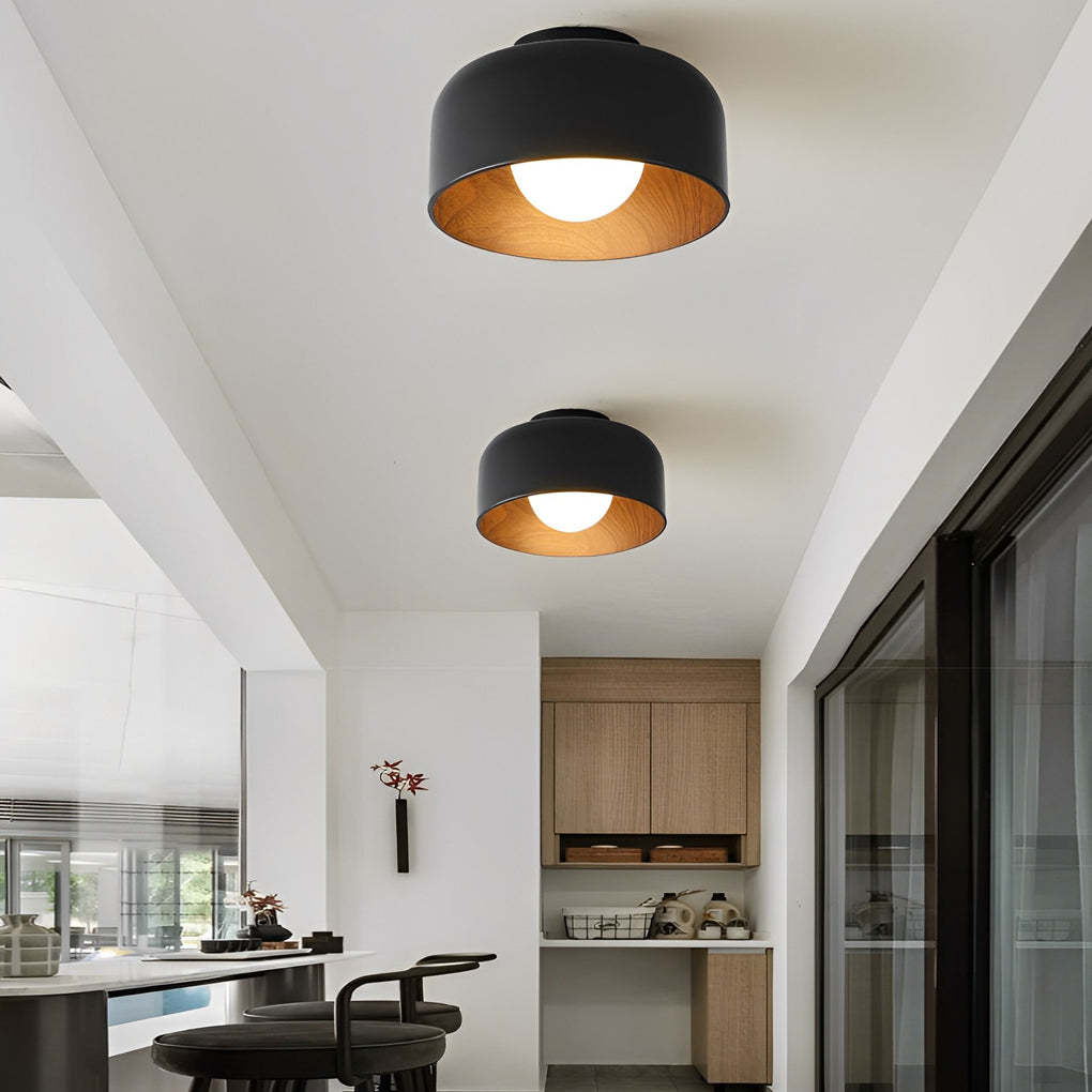 Minimalist Bowl LED Nordic Flush Mount Light