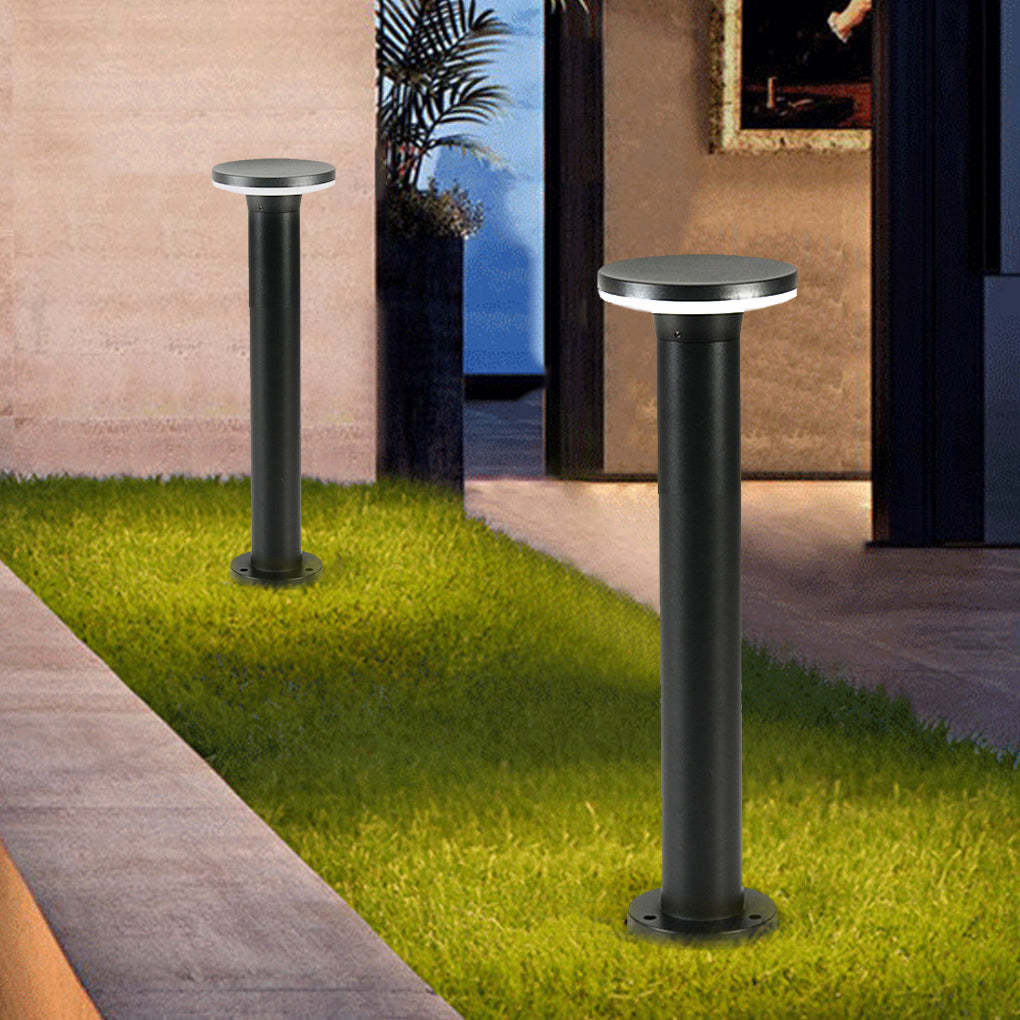 Outdoor Minimalist Round Square Waterproof LED Landscape Lighting Lawn Lamps-Lighom