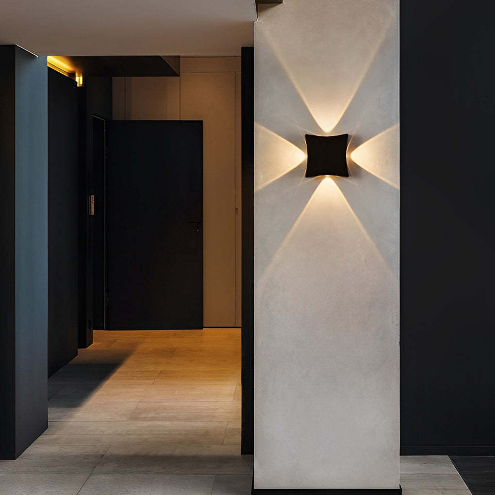 Four Way Wall Light Facade Light Outdoor LED 8W 4W 19W 6W Waterproof-Lighom