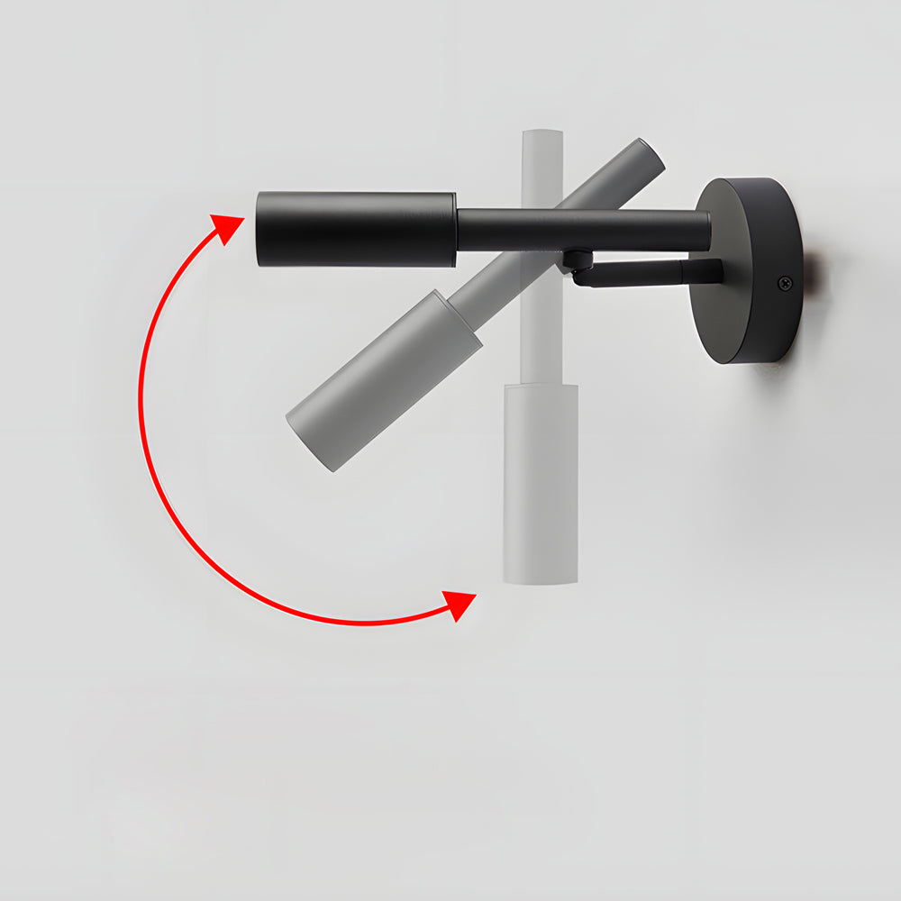 1-Light COB Adjustable Tubino Wall Light, 3-Step Dimming-Lighom