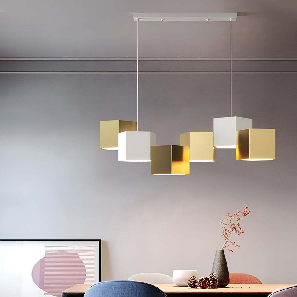 Geometric LED Industrial Pendant Chandelier